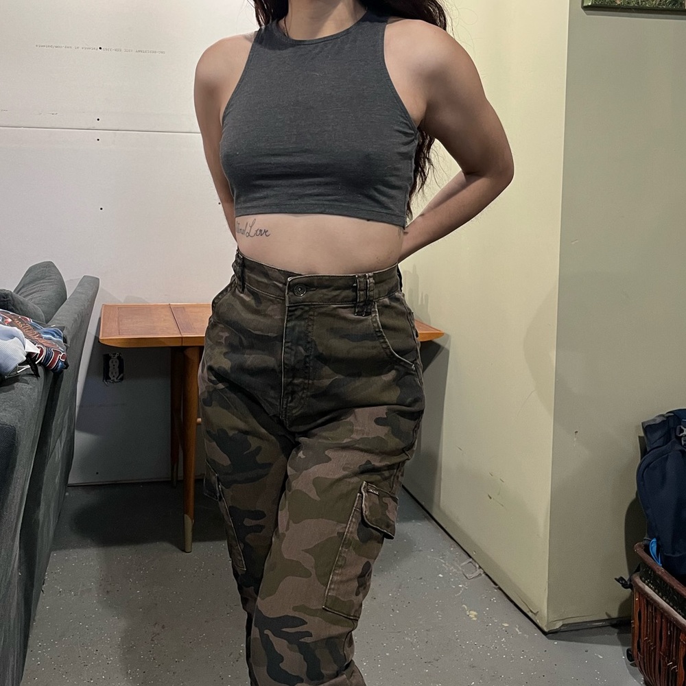 SuperDry camo jeans